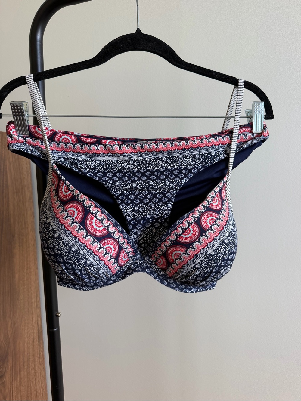 Azura Australia Blue Pink Paisley Print Bikini Set Size 10